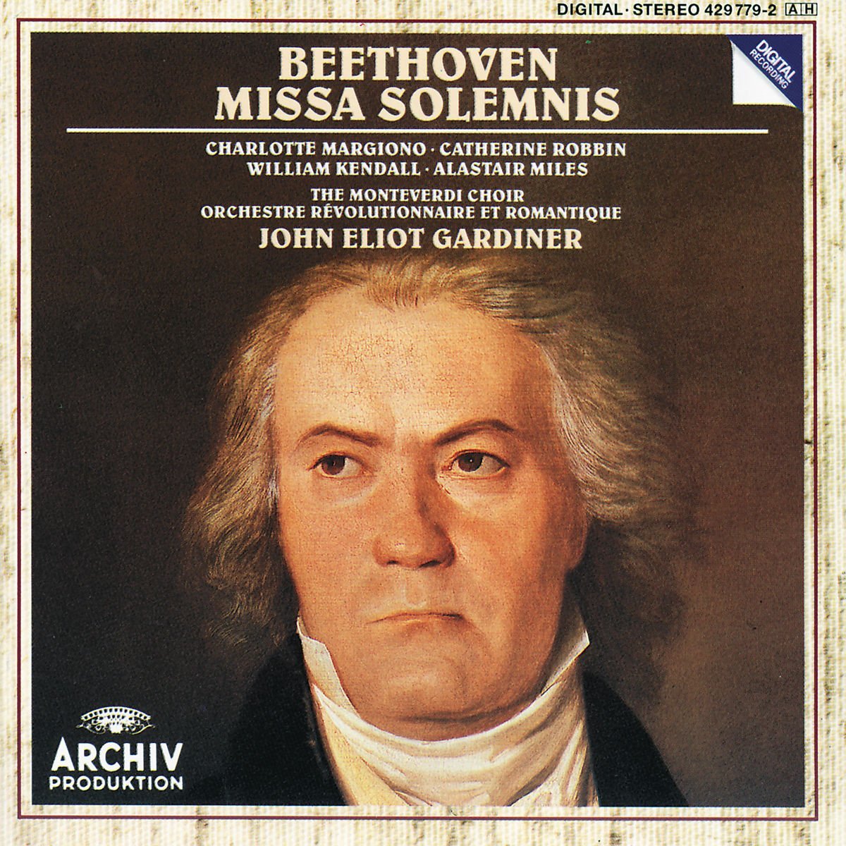 Beethoven : Missa Solemnis Gardiner