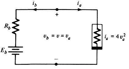 a sample circuit made of two one-ports