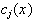 $c_{j}(x)$